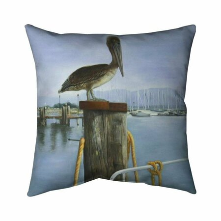 FONDO 20 x 20 in. Pelican-Double Sided Print Indoor Pillow FO2775551